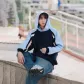 Light Blue & Navy Blue