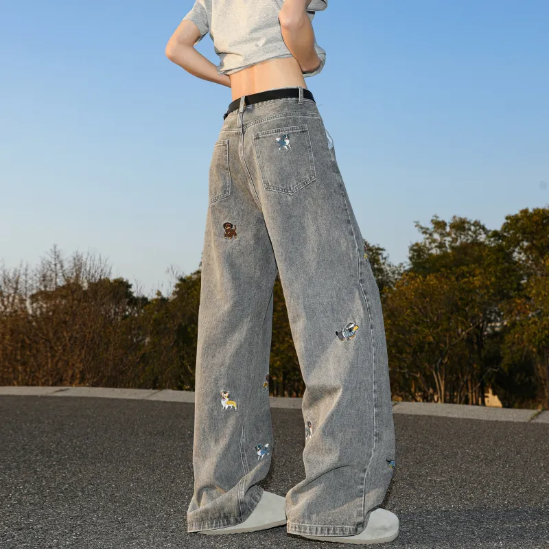 JUNGLE PANDA Jeans Unisex-7