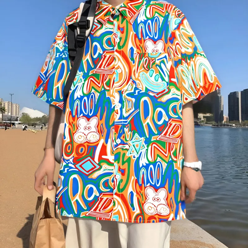 JUNGLE PANDA Shirts Unisex Multicolor-4
