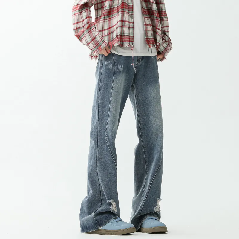 JUNGLE PANDA Jeans Unisex Rusty Red-4