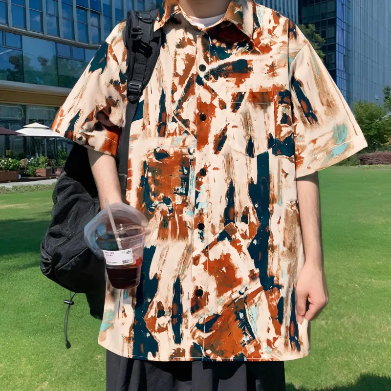 JUNGLE PANDA Shirts Unisex Khaki-2
