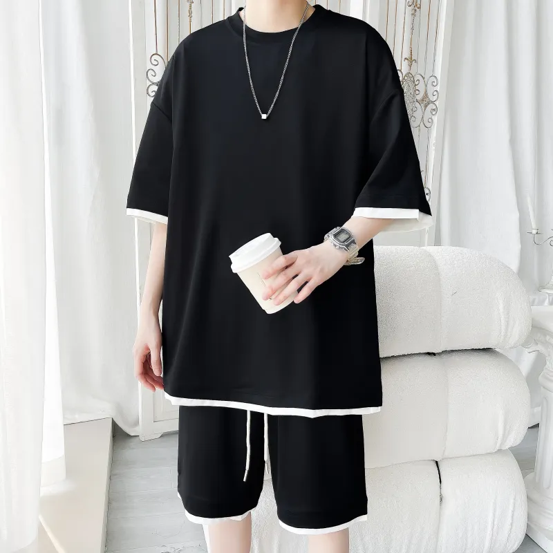 JUNGLE PANDA Casual Sportswear Unisex 2 Piece Set-11