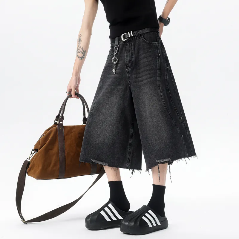 JUNGLE PANDA Denim Shorts Unisex-19
