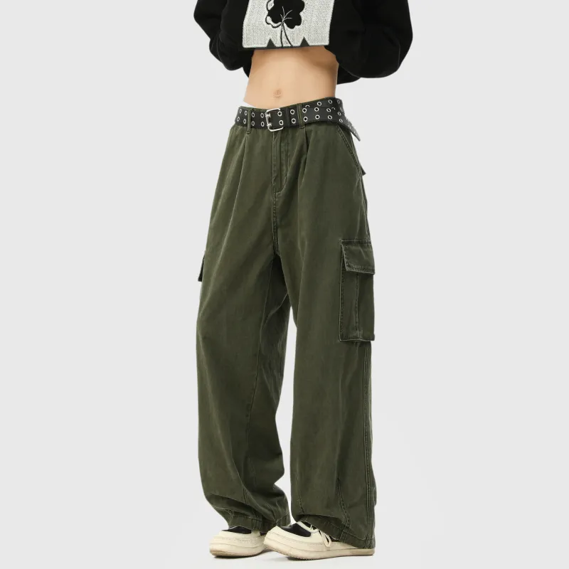 JUNGLE PANDA Knitted Sports Pants Unisex Grass Green-21