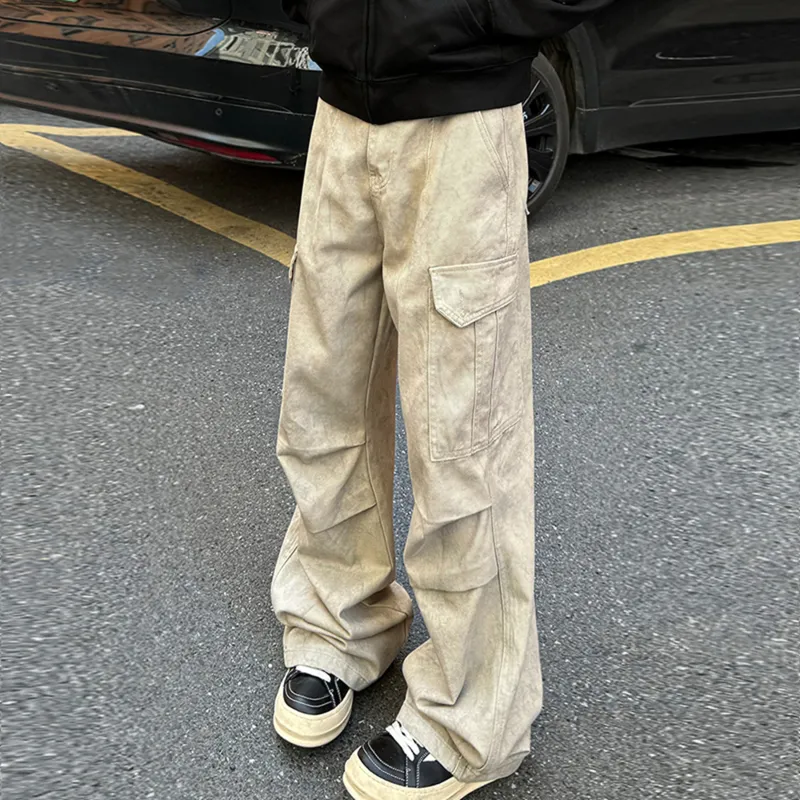 JUNGLE PANDA Jeans Unisex Apricot-3
