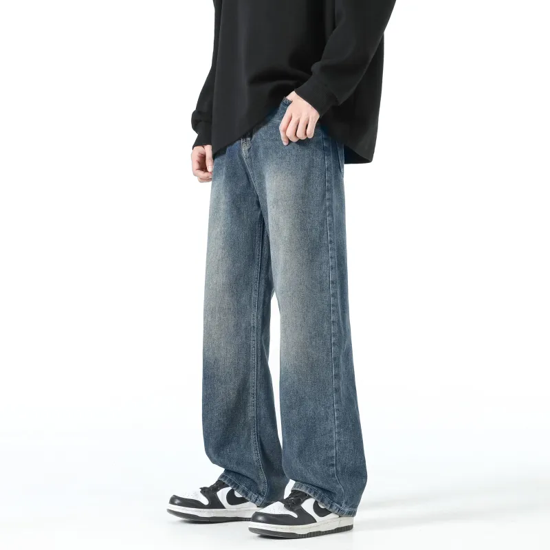 JUNGLE PANDA Jeans Unisex Smoke Gray-9