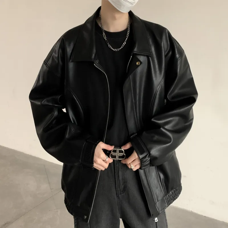 JUNGLE PANDA Leather Jacket Unisex-4