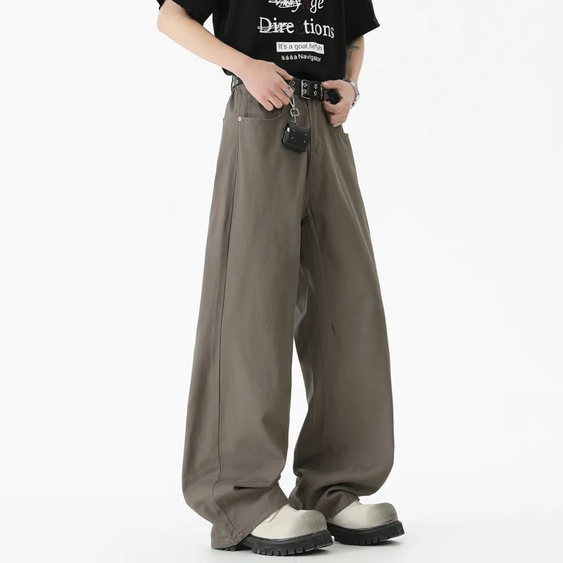JUNGLE PANDA Jeans Unisex Coffee-4