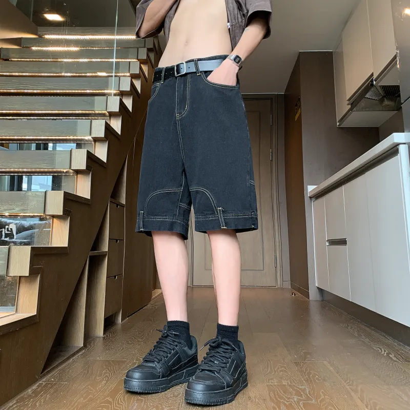 JUNGLE PANDA Denim Shorts Unisex-2