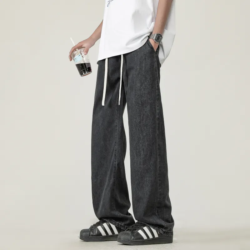 JUNGLE PANDA Jeans Unisex Dark Blue-1