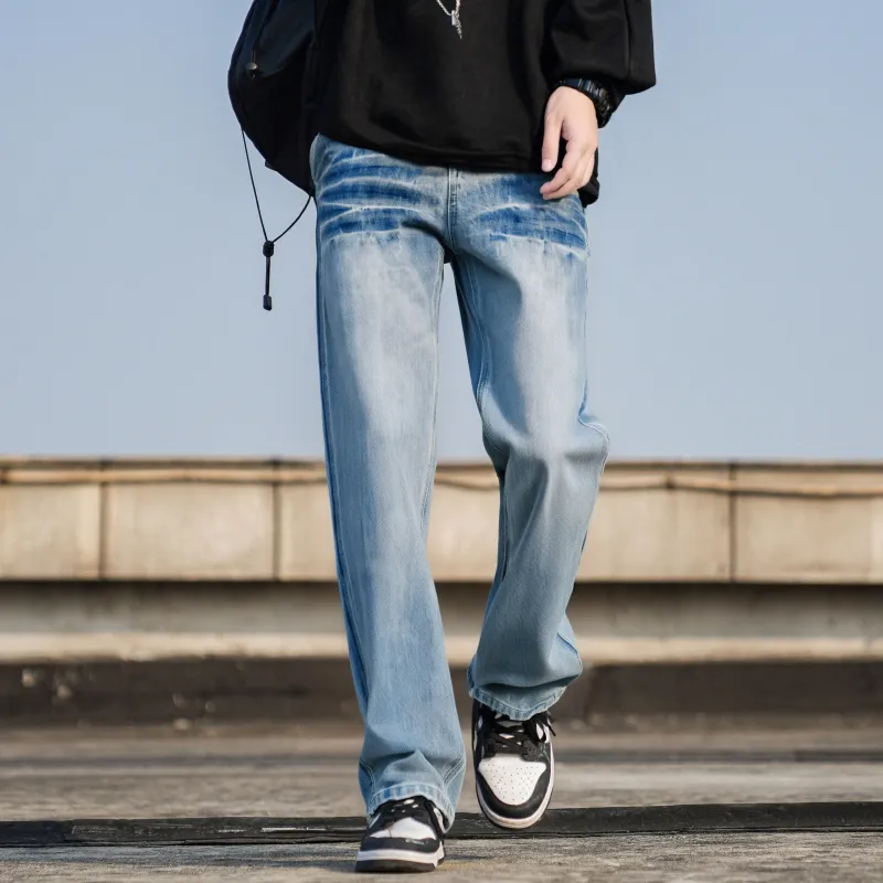 JUNGLE PANDA Jeans Unisex Blue-3