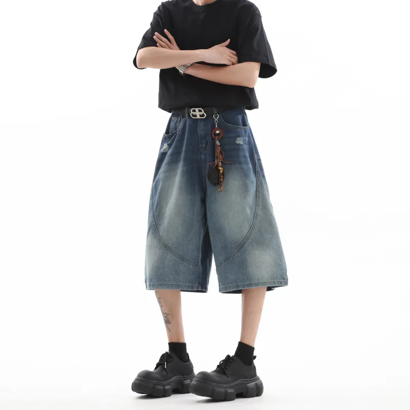 JUNGLE PANDA Denim Shorts Unisex-2