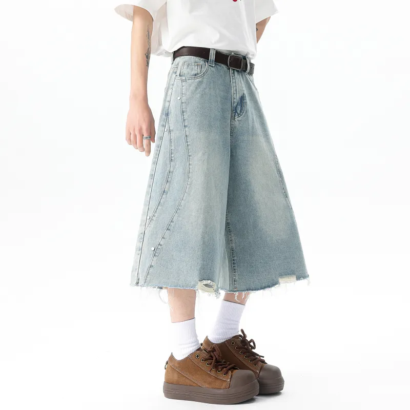 JUNGLE PANDA Denim Shorts Unisex-5