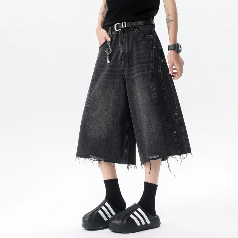 JUNGLE PANDA Denim Shorts Unisex-18