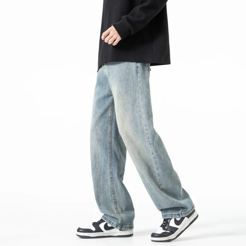 JUNGLE PANDA Jeans Unisex Smoke Gray-3