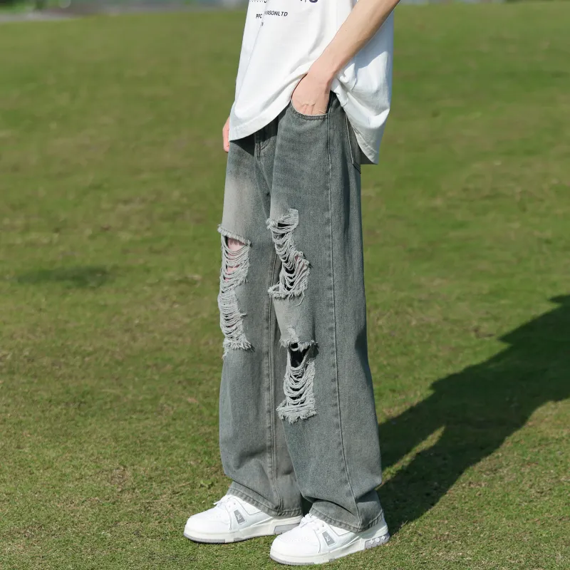 JUNGLE PANDA Jeans Unisex Black-10
