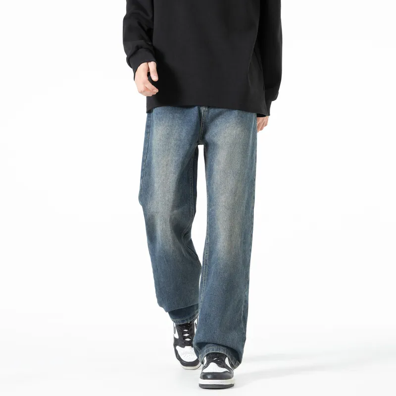 JUNGLE PANDA Jeans Unisex Smoke Gray-13