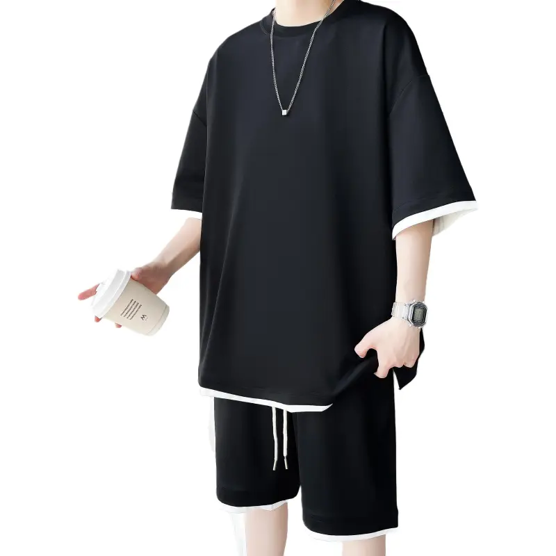 JUNGLE PANDA Casual Sportswear Unisex 2 Piece Set-8