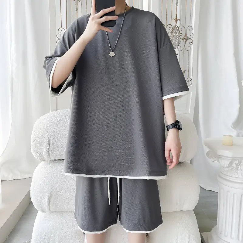 JUNGLE PANDA Casual Sportswear Unisex 2 Piece Set-16