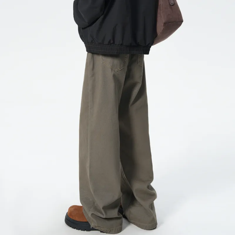 JUNGLE PANDA Jeans Unisex Brown-4