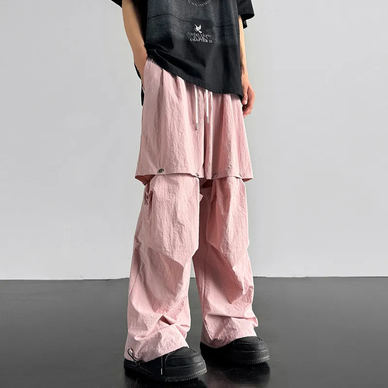 JUNGLE PANDA Knitted Sports Pants Unisex Black-18
