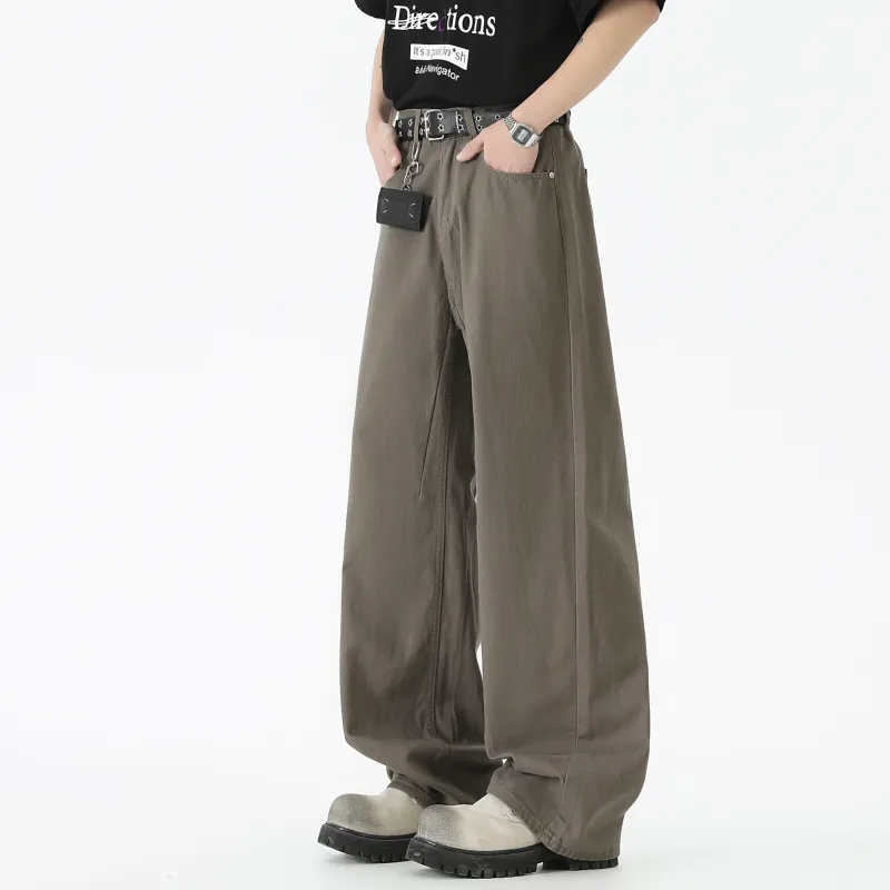JUNGLE PANDA Jeans Unisex Coffee-3