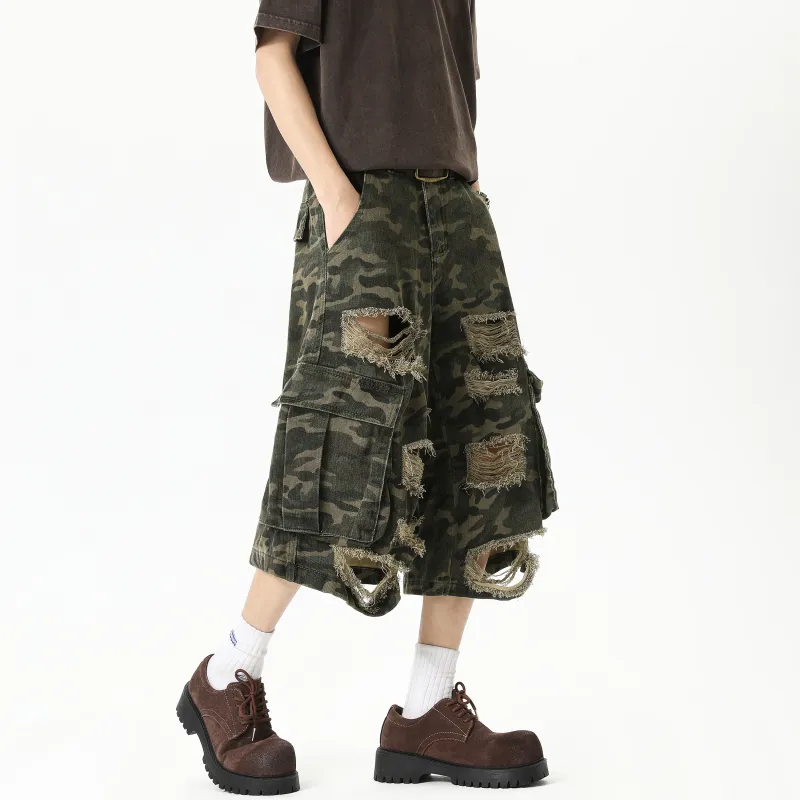 JUNGLE PANDA Cargo Shorts Unisex-3