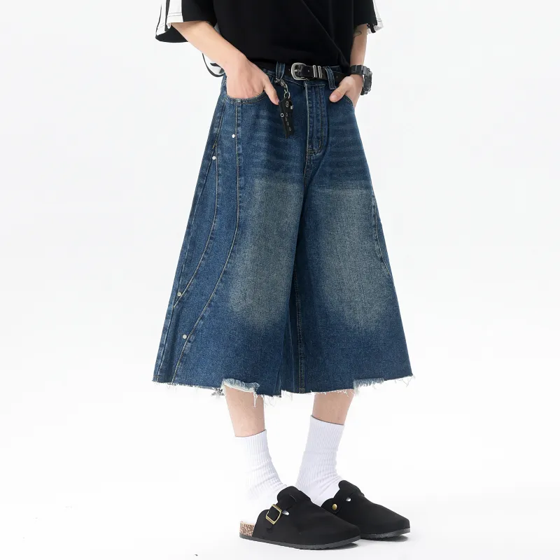 JUNGLE PANDA Denim Shorts Unisex-11