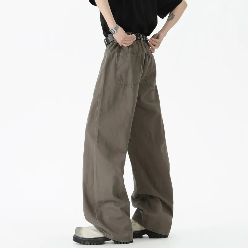 JUNGLE PANDA Jeans Unisex Coffee-5