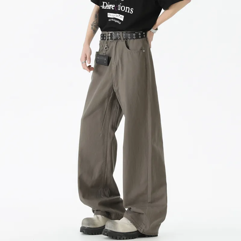 JUNGLE PANDA Jeans Unisex Coffee-2