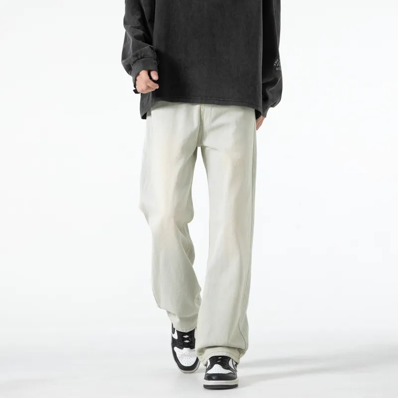 JUNGLE PANDA Jeans Unisex Smoke Gray-15