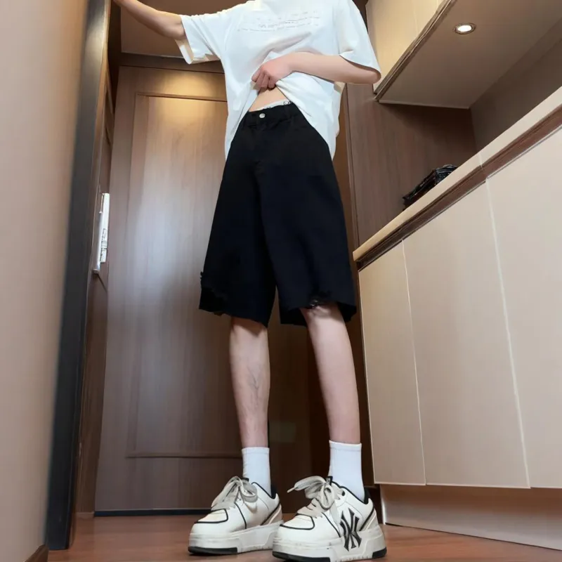 JUNGLE PANDA Denim Shorts Unisex-2