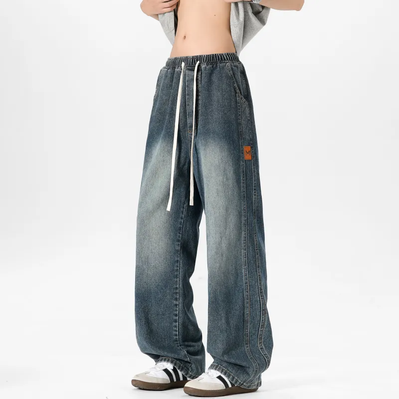 JUNGLE PANDA Jeans Unisex Turquoise Iron Green-5