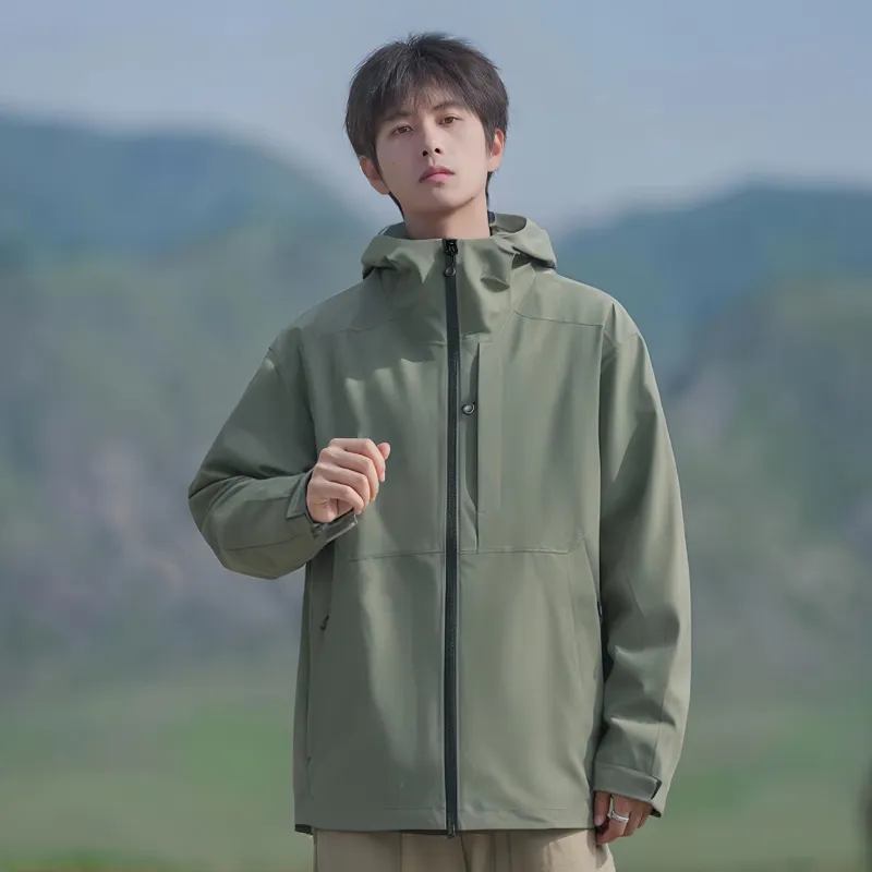 JUNGLE PANDA Water Resistant Windproof Breathable Wear Resistant Warm Windbreaker Jacket Unisex-16