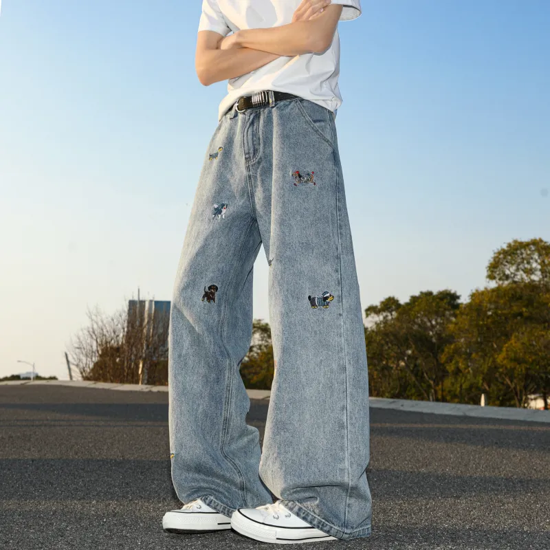 JUNGLE PANDA Jeans Unisex-4