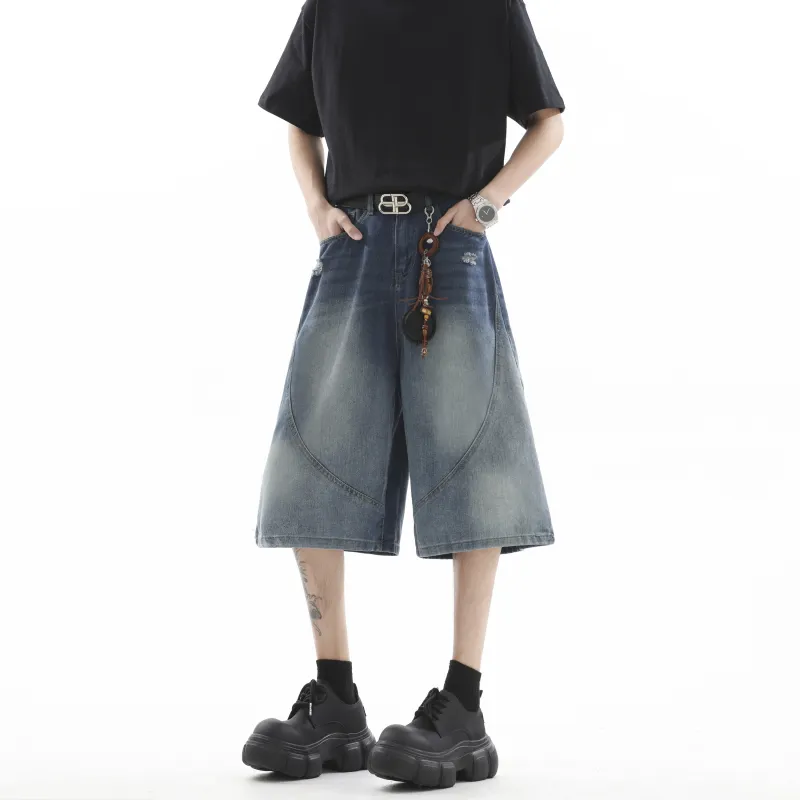 JUNGLE PANDA Denim Shorts Unisex-3