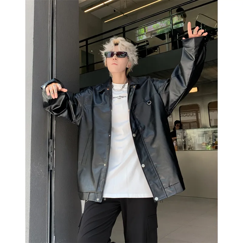 JUNGLE PANDA Leather Jacket Unisex-17