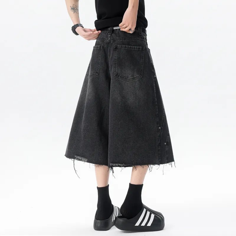 JUNGLE PANDA Denim Shorts Unisex-17