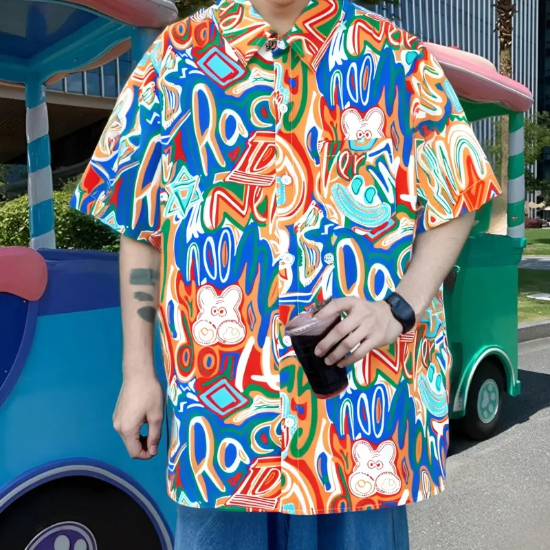 JUNGLE PANDA Shirts Unisex Multicolor-5