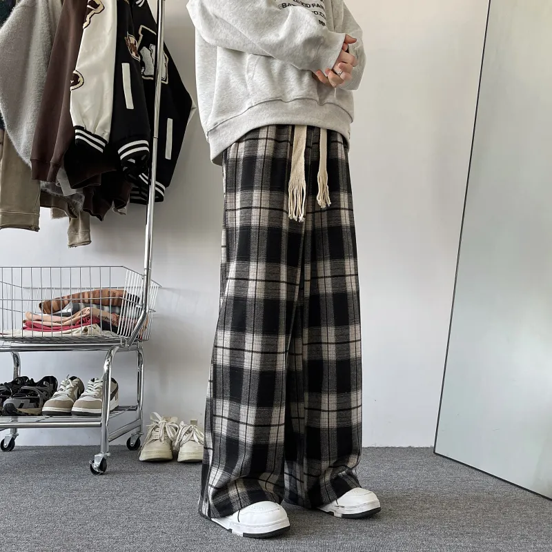 JUNGLE PANDA Casual Pants Unisex Black-3