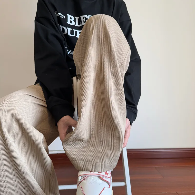 JUNGLE PANDA Knitted Sweatpants Unisex-11