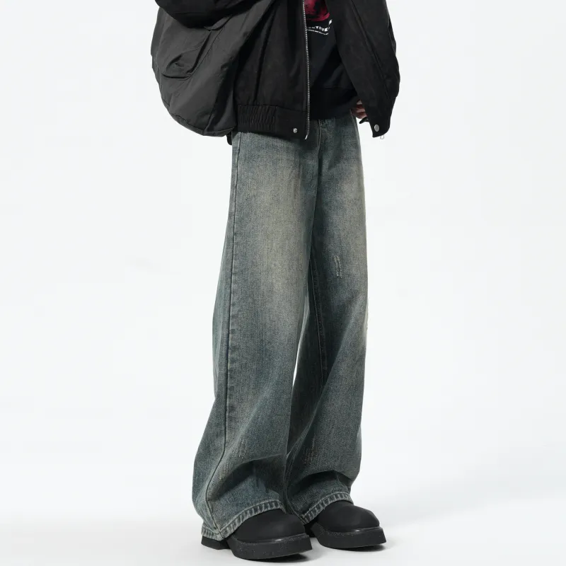 JUNGLE PANDA Jeans Unisex Vintage Blue-5