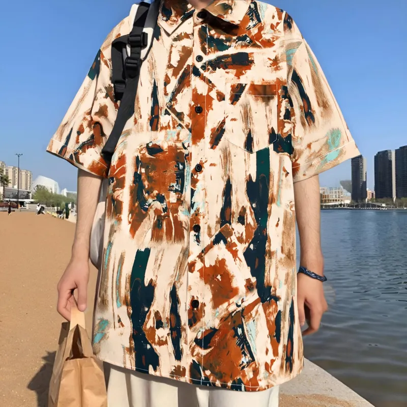 JUNGLE PANDA Shirts Unisex Khaki-4