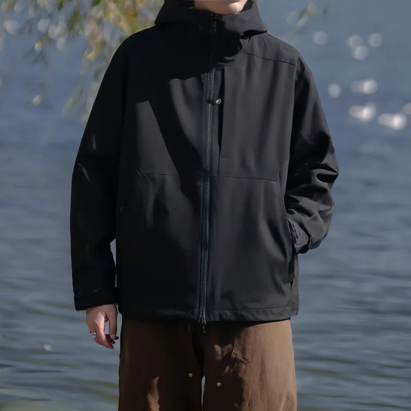JUNGLE PANDA Water Resistant Windproof Breathable Wear Resistant Warm Windbreaker Jacket Unisex-10