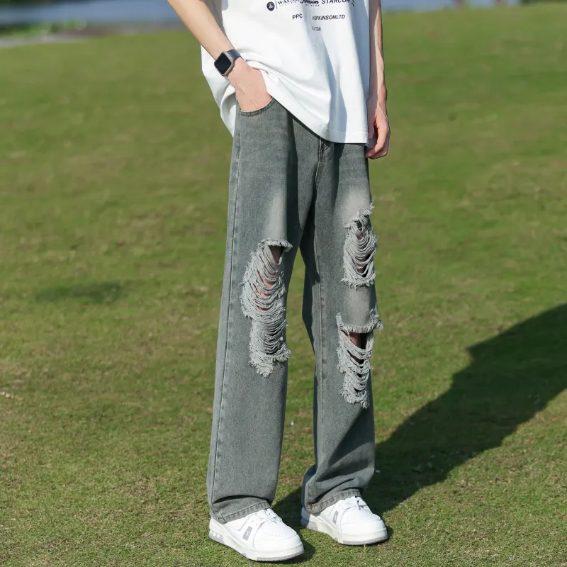 JUNGLE PANDA Jeans Unisex Black-12