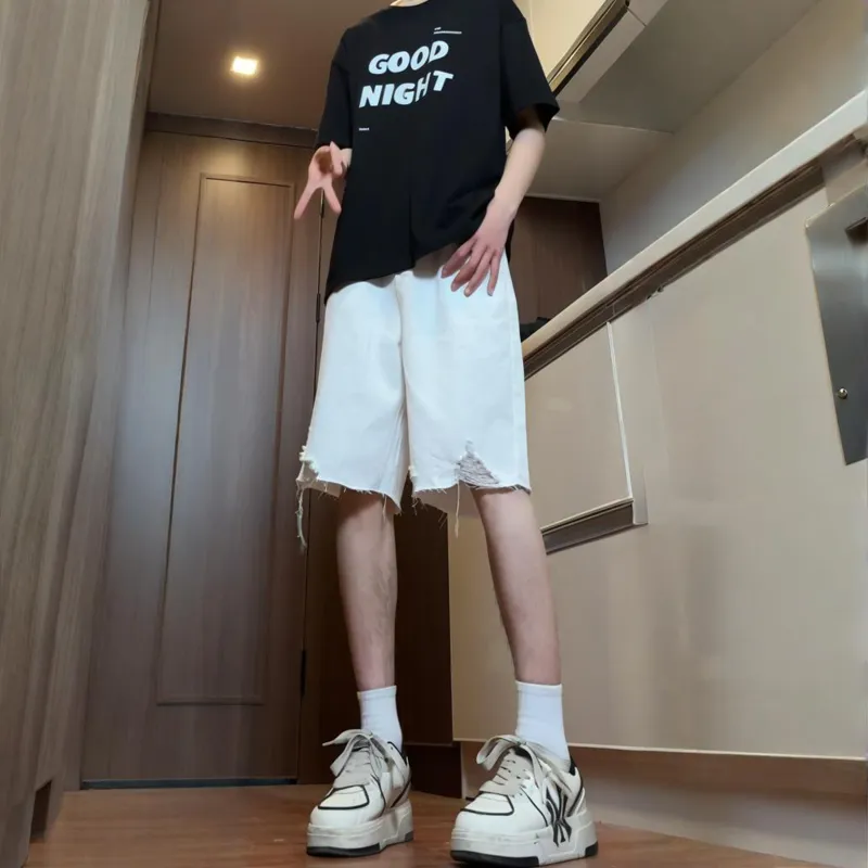 JUNGLE PANDA Denim Shorts Unisex-11