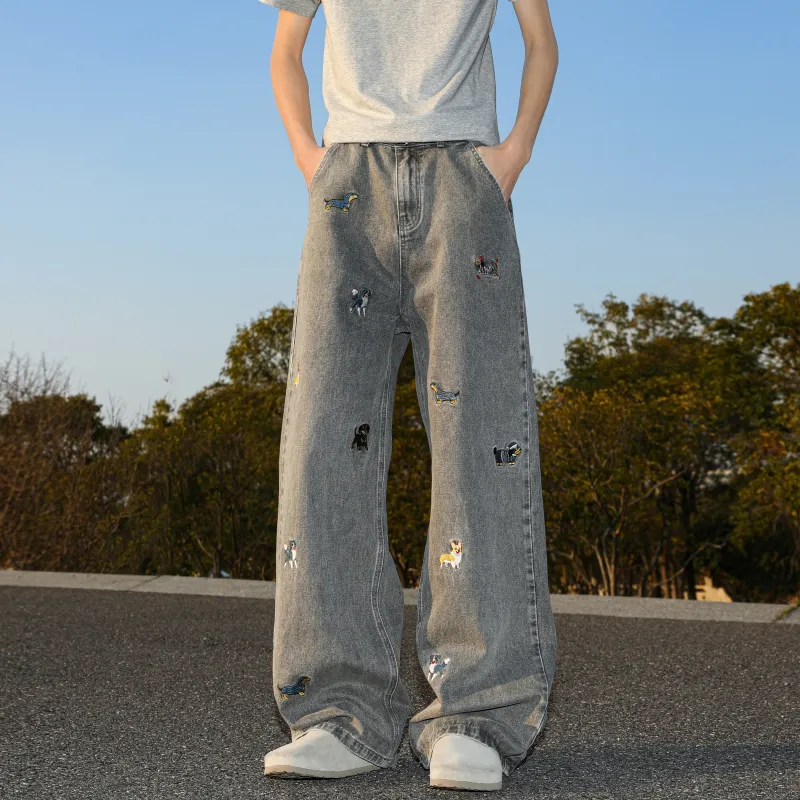 JUNGLE PANDA Jeans Unisex-9