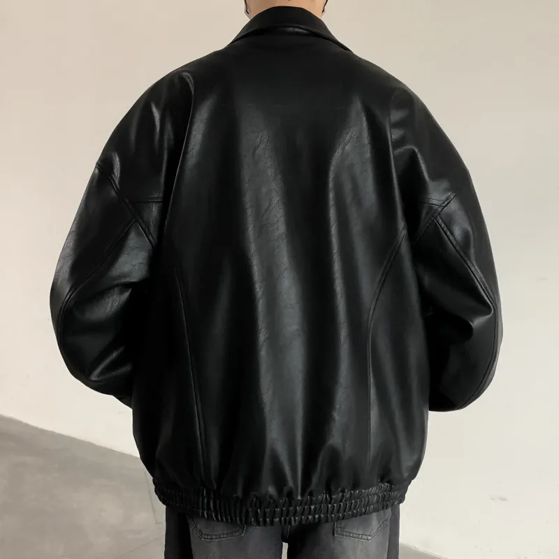 JUNGLE PANDA Leather Jacket Unisex-3