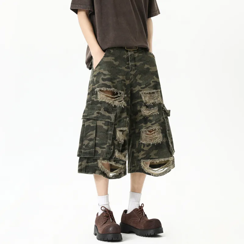 JUNGLE PANDA Cargo Shorts Unisex-2