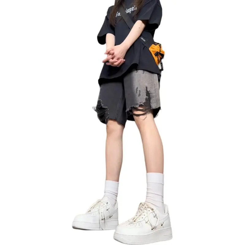 JUNGLE PANDA Denim Shorts Unisex-6